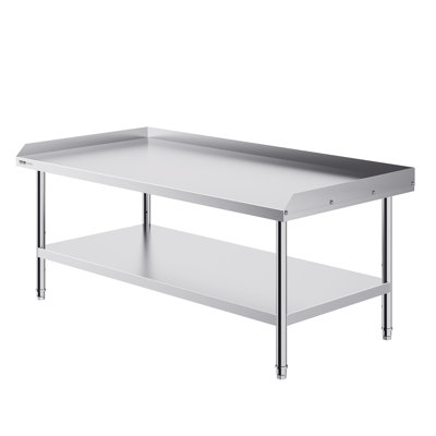 Stainless Steel Work Table, 30 x 60 x 26 Inch Commercial Food Prep Worktable -  17 Stories, 58C089459690469280C4EB0203CB0934