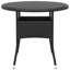 Solid Wood and Poly Rattan Garden Bistro Set-721082620-721082622