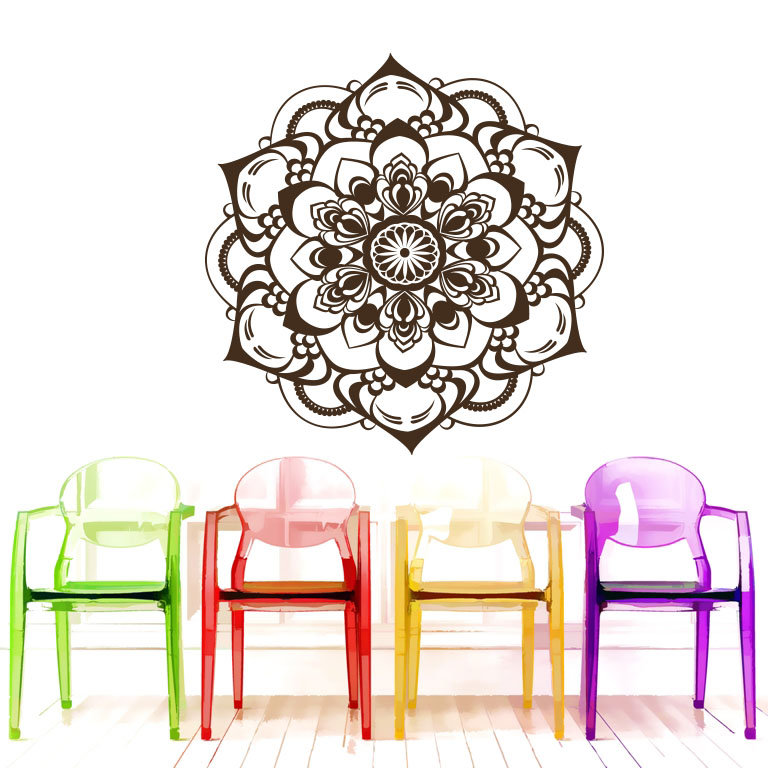 Religious & Spiritual Non-Wall Damaging Wall Decal, Brown