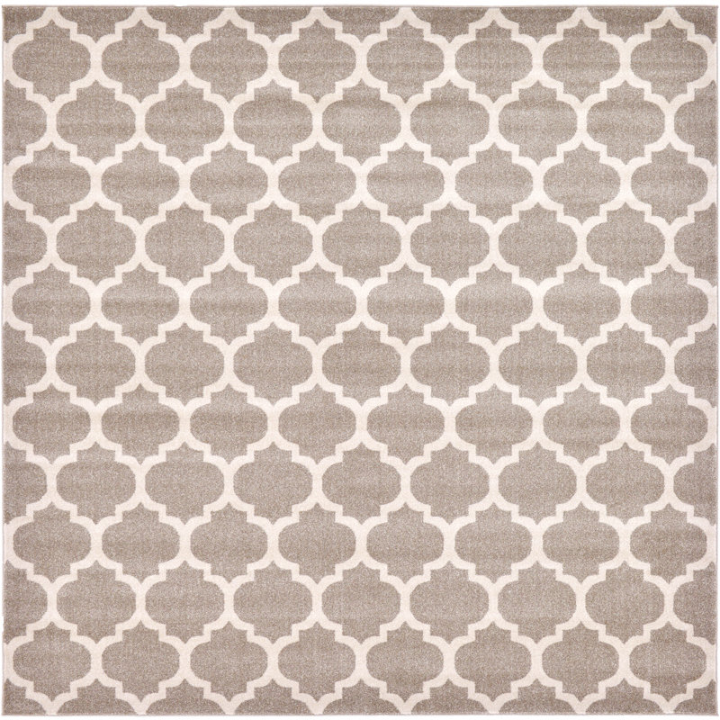Molly Geometric Indoor Rug, Square 10'