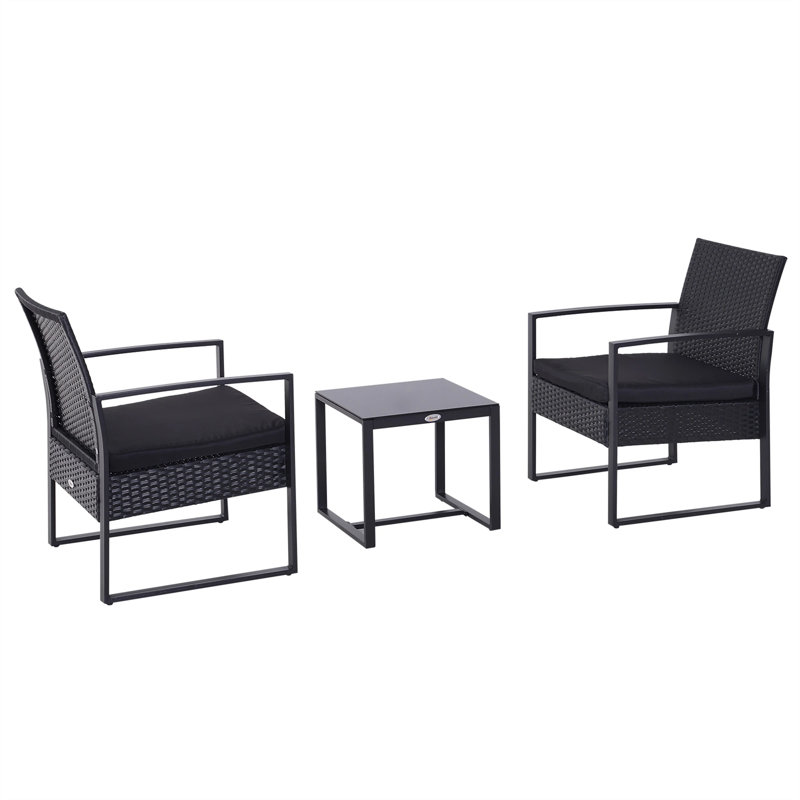 2 - Person Patio Dining Set Square Table
