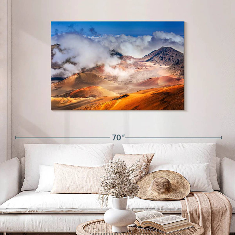Ravi Haleakala Volcano In Maui, 30" H x 45" W