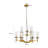 9 - Light Dimmable Tiered Chandelier-1344369271