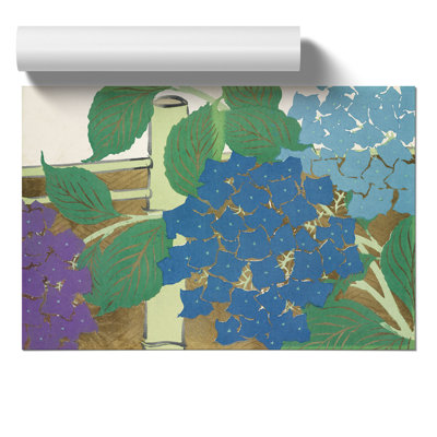 Hydrangeas by Kamisaka Sekka - Frameless Print