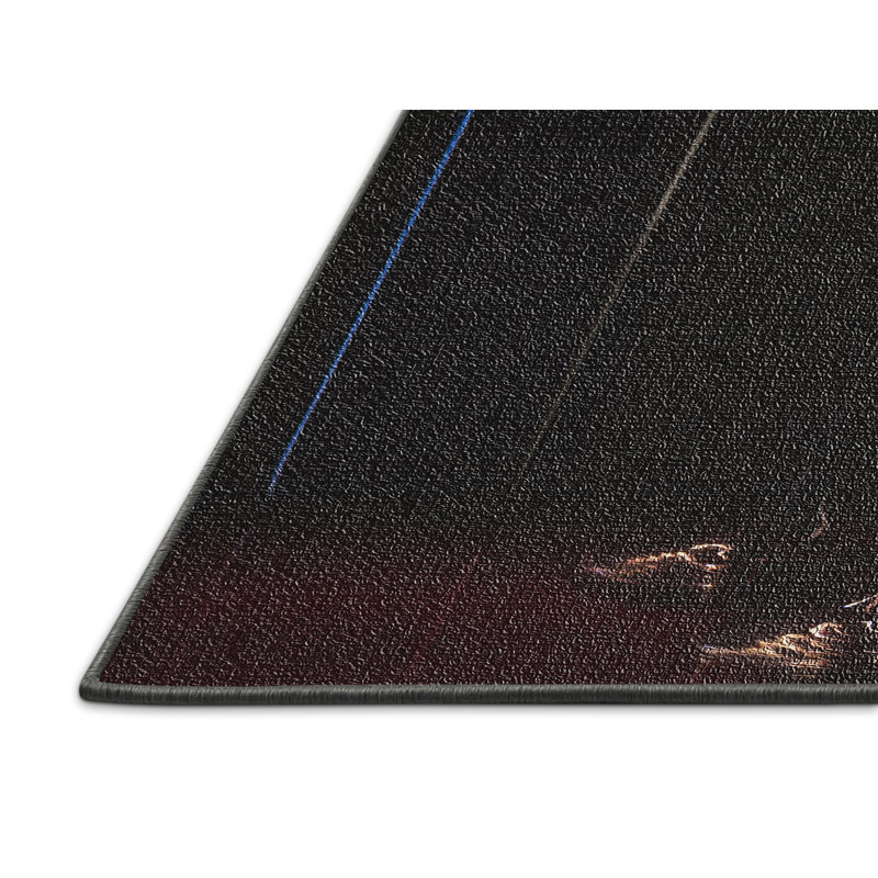 Tapis noir Wine, Rectangle 2 pi x 5 pi