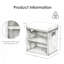Banc de rangement pour 4 paires de chaussures-2128867435
