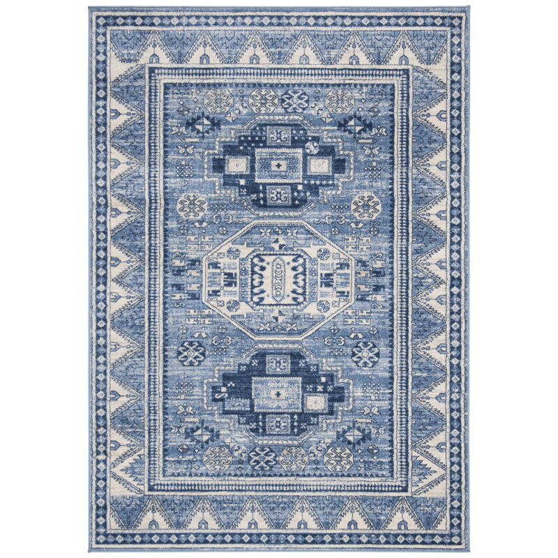 Attleboro Southwestern Hand Woven Area Rug, Rectangle 122 x 183 cm