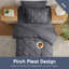 Ensemble d'édredon plissé avec draps Bed-in-a-Bag-103134063-103134072