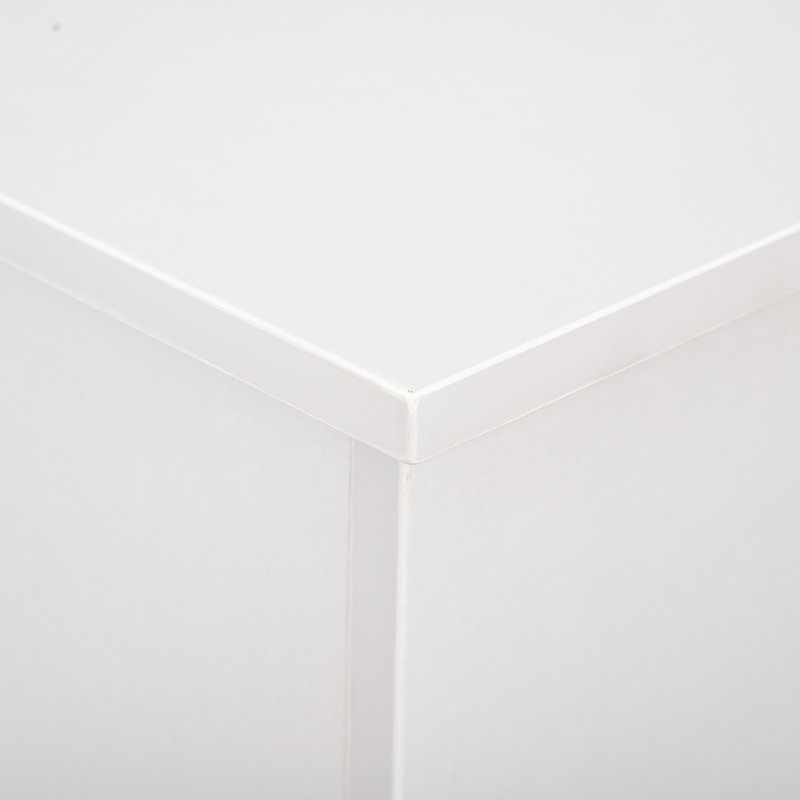 Banc de rangement Airielle, Blanc