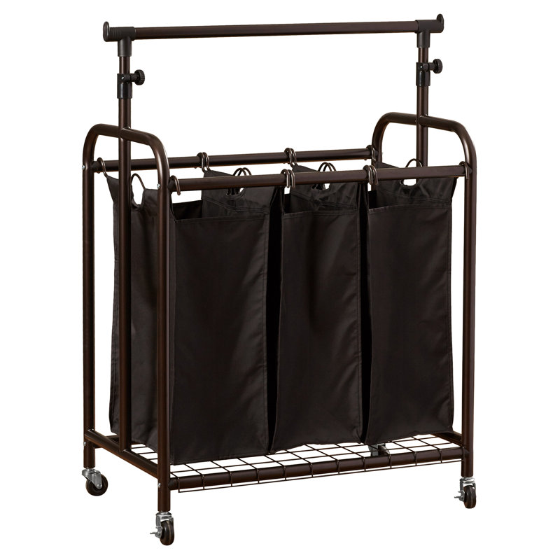 Rolling Laundry Sorter with Handles
