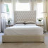 Upholstered Wingback Bed
