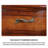 Retro Rectangular Brown Solid Wood Writing Desk