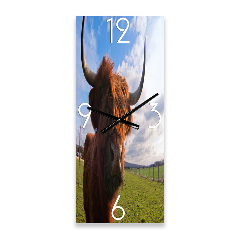Portrait d'un horloge murale yak, Petit