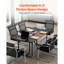 180.01 cm Steel Oval Conference Table