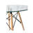Eiffel Glass Round Dining Table-901749484
