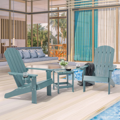 Chaise Adirondack en plastique Bergenfield