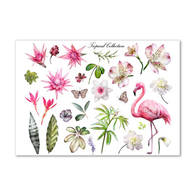 Tropical Collection - Wrapped Canvas Print