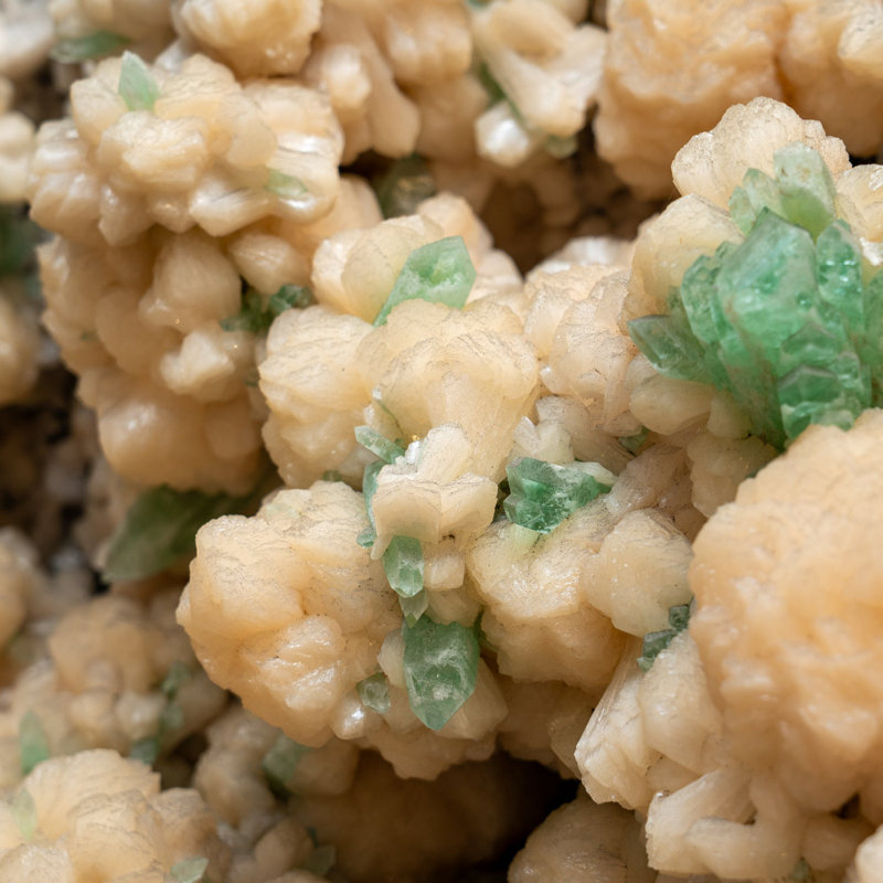 Apophyllite Crystals On Stilbite  From India