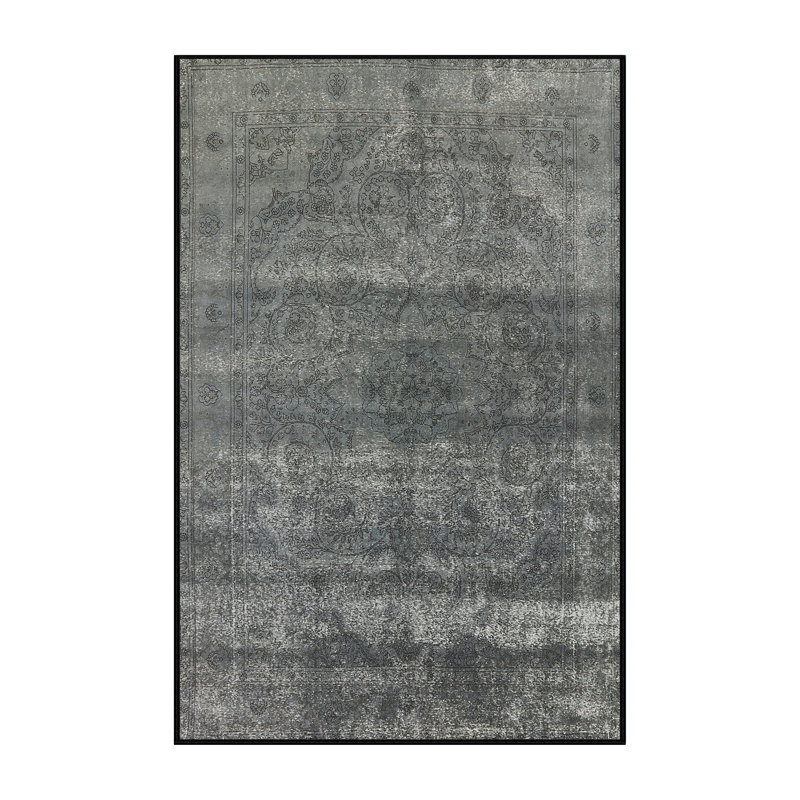 Tapis oriental gris, Rectangle 5 pi x 7 pi