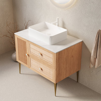 Meuble-lavabo simple 36 po avec comptoir