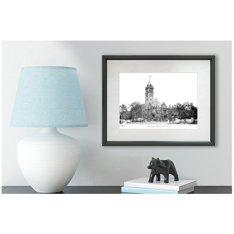 East Ham, Town Hall C1965 by Francis Frith - Single Picture Frame Print, 28cm H x 36cm W x 2.3cm D