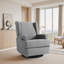 Fauteuil inclinable et oscillant rembourré classique-1406458707