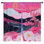 Rideaux de fenêtre roses, paysage, rideaux parisiens - 2 panneaux