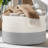 Extra Large Basket for Blankets - 21.7"D X 13.8"H Rope Laundry Basket Toy Baskets Storage Kids, Throw Blanket Baskets-360309640