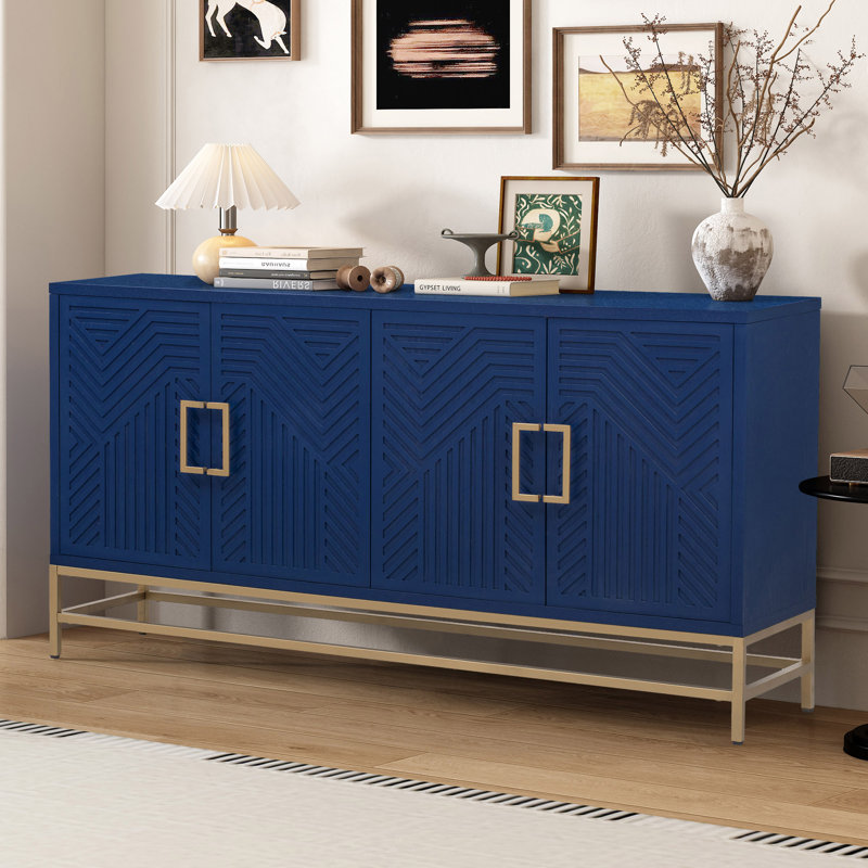 Zadey 59.8 " W Sideboard, Navy