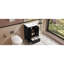 Meuble-lavabo noir polyvalent de 20 po - MDF et céramique de style moderne pour salle de bain luxueuse