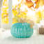 6"D Fall Round Glass Pumpkin-990528982