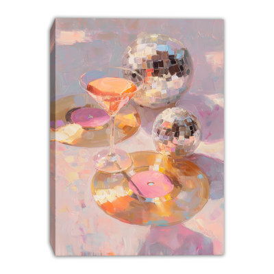 Art mural sur toile Shimmer Cocktail Still Life