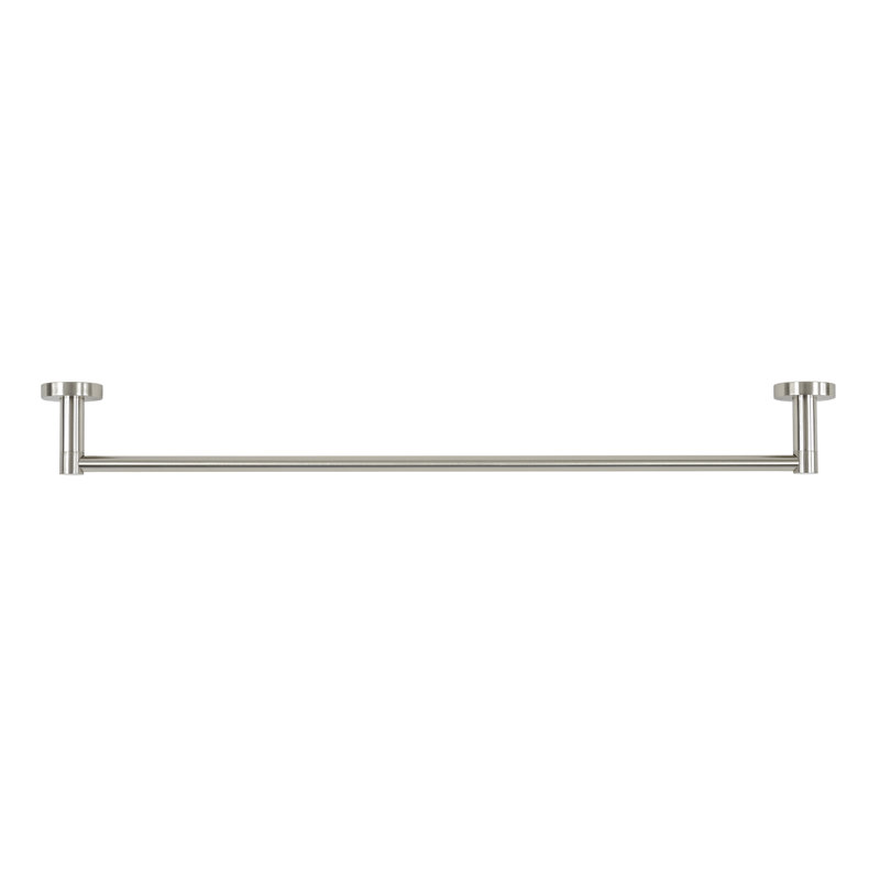 Barre à serviettes murale Venezia, H 1,89 po x L 24,76 po x P 2,76 po, Nickel brossé