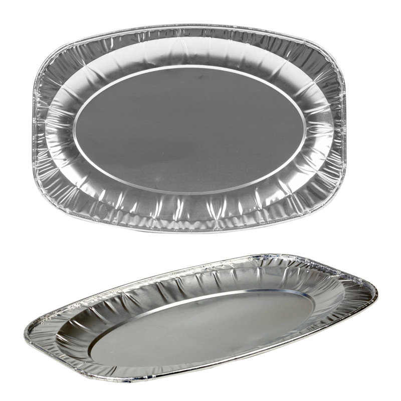 Rosdorf Park Jocelyn Aluminum Platter, 35cm H x 23.5cm W x 2.5cm D