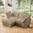 Versatile Convertible Sectional Sofa with Detachable Covers and Plush Pillows-176271799