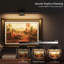 31" Rechargeable Battery Aluminum Cordless Picture Light with Remote in Matte Black-123819575