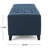 Dark Blue With Extra Storage Space - 49.85"D X 20.23"W 16.79"H, Holds Remotes, Controllers, Board Games In Navy Color Well-1038459553
