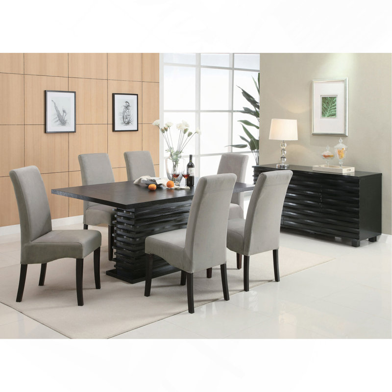 Server Black 3 Drawers