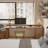 Brown Rectangular Solid Wood desks-108222322