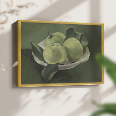 Motif floral rétro - CXV - reproduction encadrée