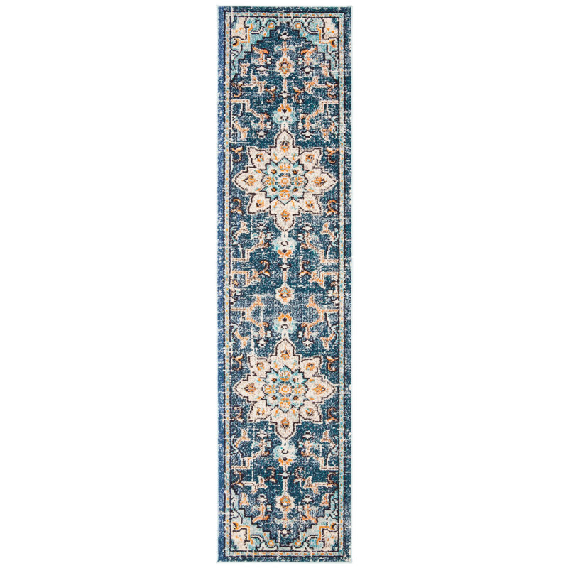 Felty Oriental Indoor Rug, Runner 2' x 8'