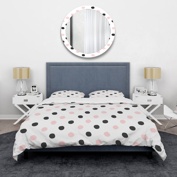 DesignArt Dots Duvet Cover Set - Wayfair Canada