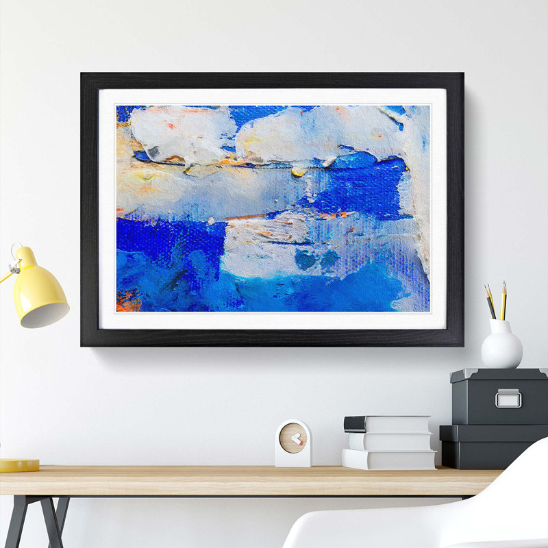 Abstract Vol.153 by S.Johnson - Framed Print, Black Framed, 45cm H x 63cm W x 2cm D