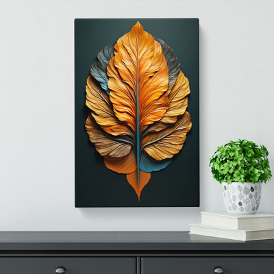 Leaf Conceptual - Wrapped Canvas