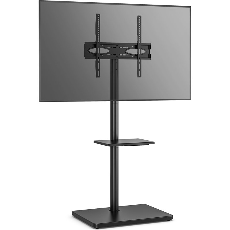 Pedestal TV Stand, Black
