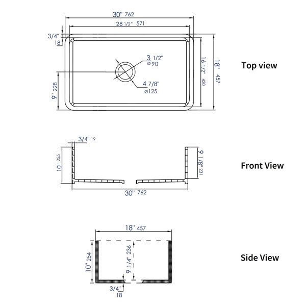 Dimensions du produit
