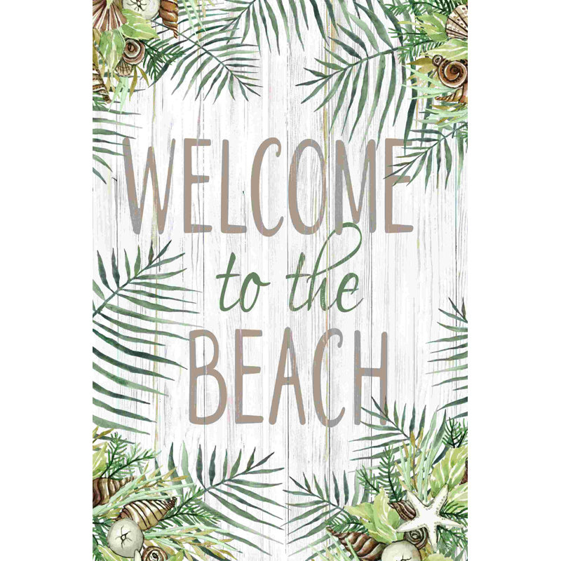 2886634 Welcome to The Beach, H 36 po x l 24 po