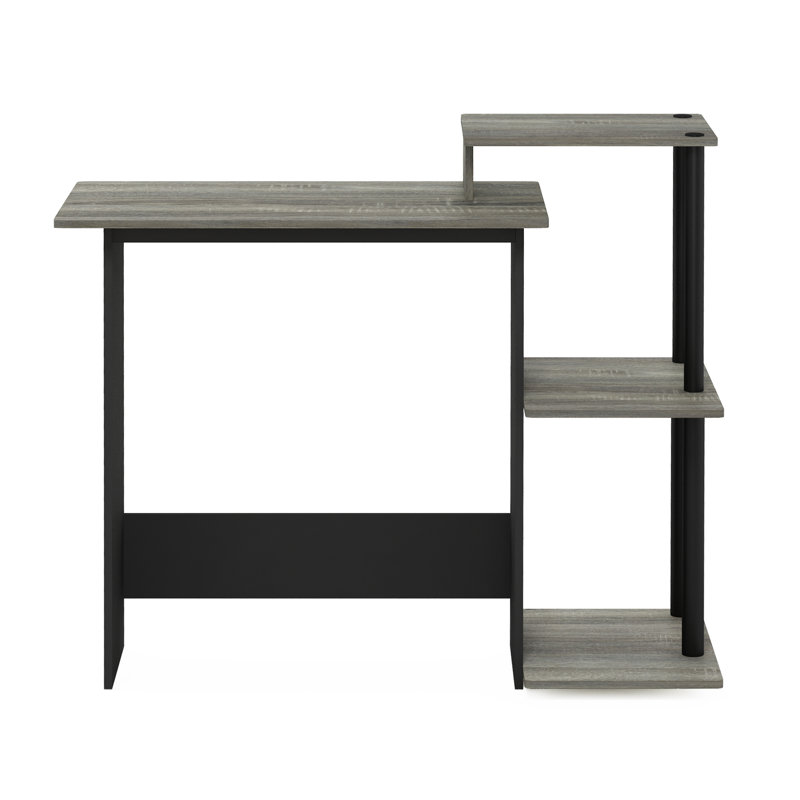 Brytni Computer Desk, French Oak/Black