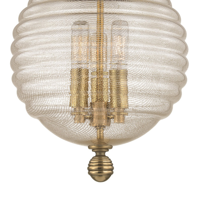 Coolidge 3 - Light Flush Mount, Aged Brass