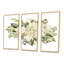 «Beautiful Bouquet With Hudrangea and Roses», reproduction de cadre flottant sur toile 3 pièces-1003640146-1003640149